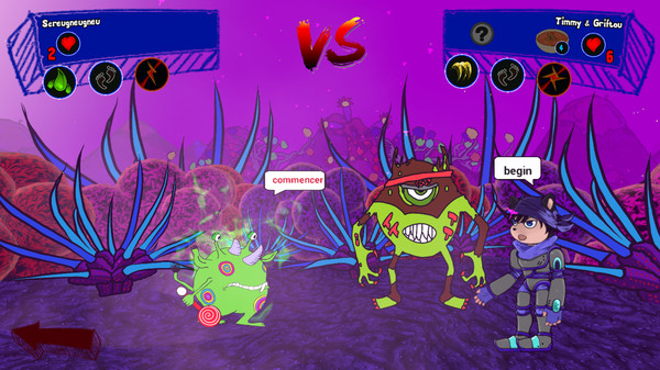 Screenshot z Timmy's adventures : VerbMon