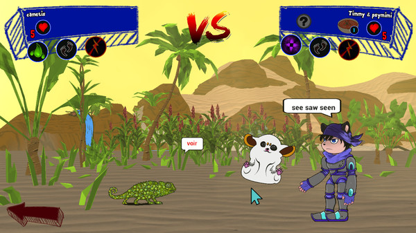 Screenshot z Timmy's adventures : VerbMon