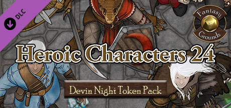 Fantasy Grounds - Devin Night Token Pack 113: Heroic Characters 24 (Token Pack) Header Image