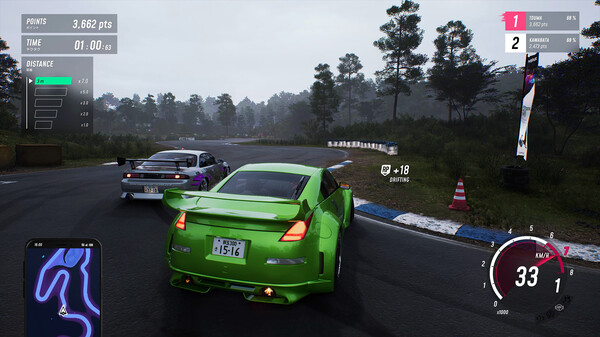 Screenshot z JDM: Japanese Drift Master