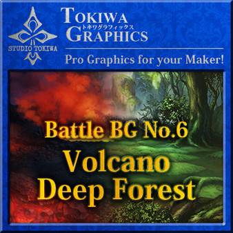 RPG Maker MV - TOKIWA GRAPHICS Battle BG No.6 Volcano/Deep Forest