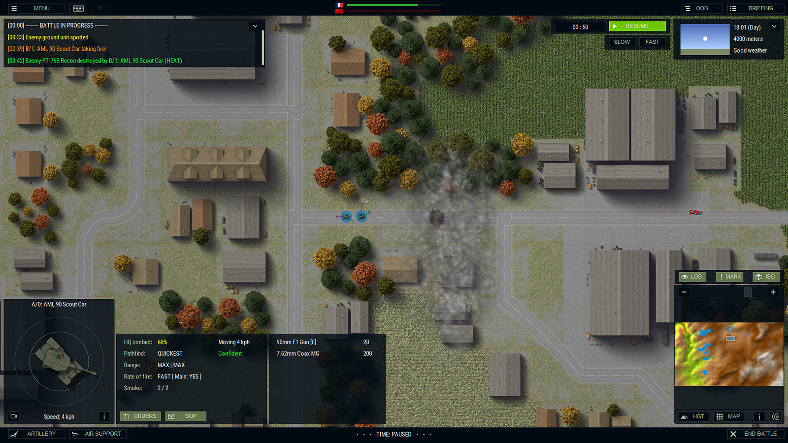 Armored Brigade - Nation Pack: France - Belgium DLC gameplay screenshot 4