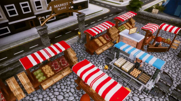 Screenshot of Food Industry gameplay showing in-action mechanics