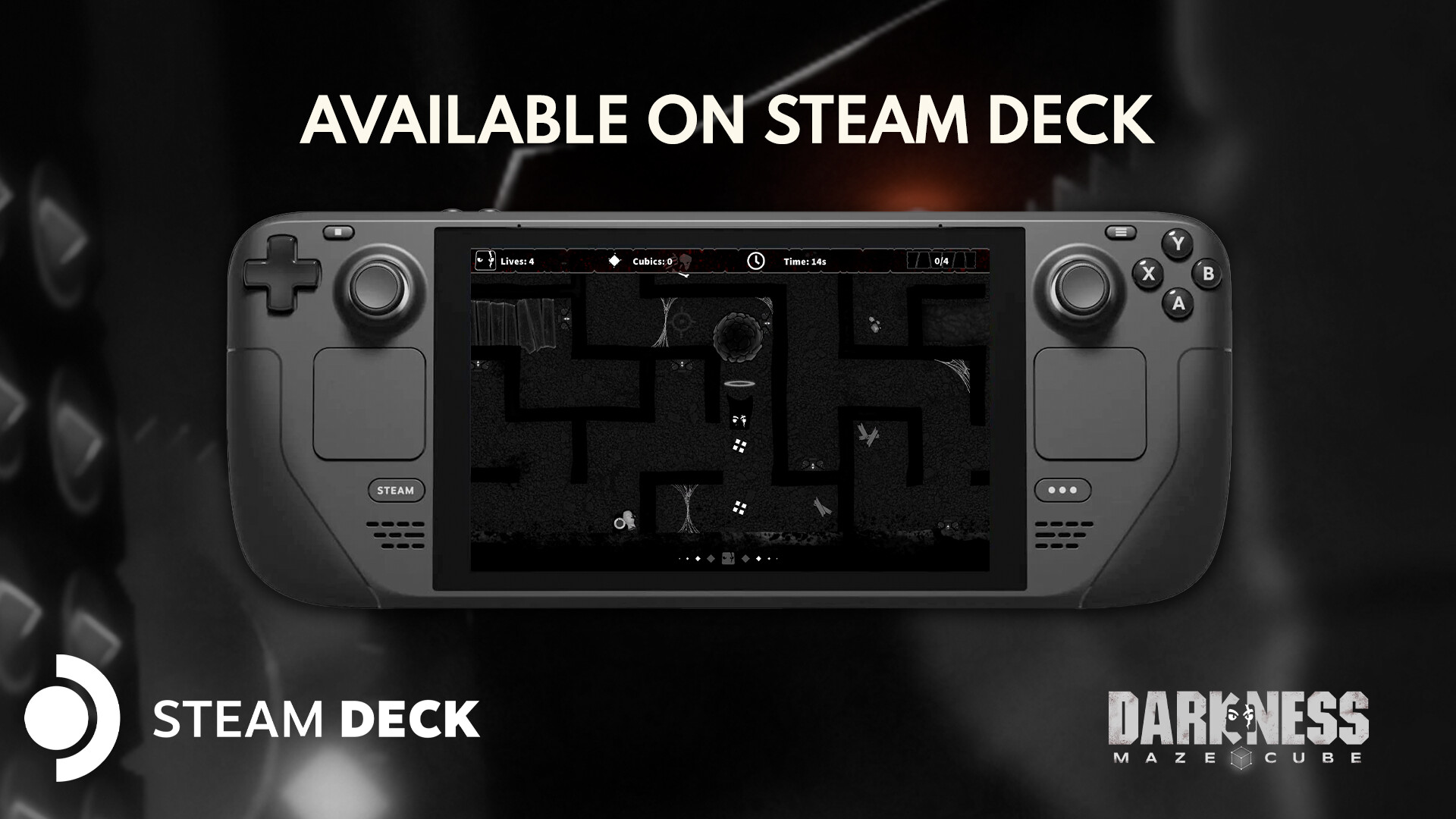 #3. Darkness Maze Cube - Hardcore Puzzle Game (Steam) 由: YAW Studios