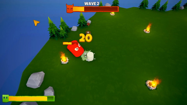 Screenshot z Marshmallow Madness