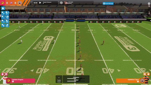 Screenshot z Rugby League Team Manager 3