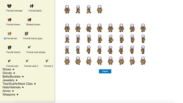 Screenshot z RPG Character Builder Screenshot z RPG Character Builder