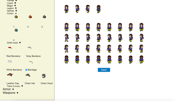 Screenshot z RPG Character Builder Screenshot z RPG Character Builder