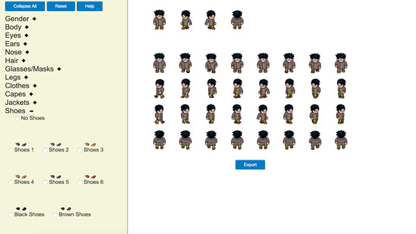 Screenshot z RPG Character Builder Screenshot z RPG Character Builder