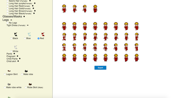 Screenshot z RPG Character Builder Screenshot z RPG Character Builder