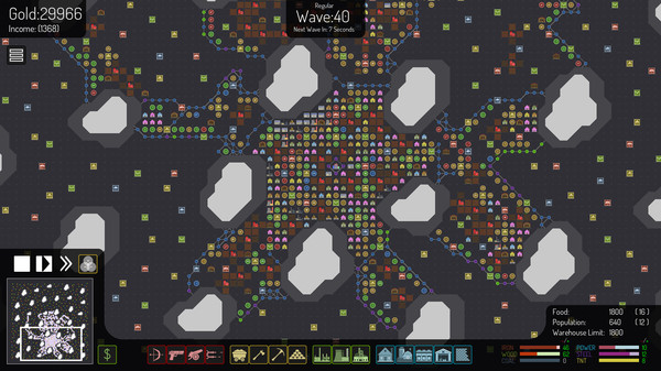 Screenshot z Grid Creeps Screenshot z Grid Creeps