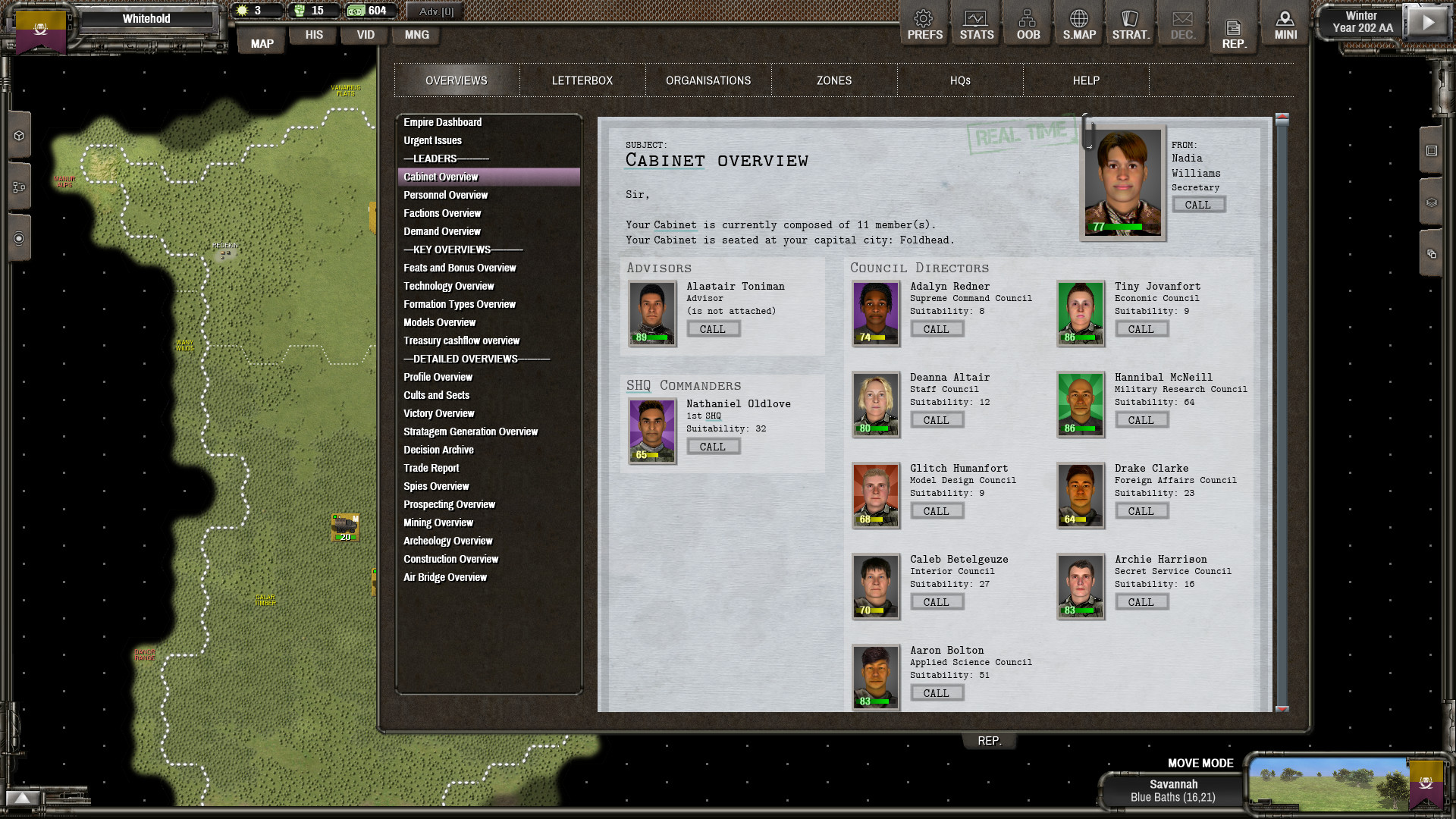 screenshot of Shadow Empire 7