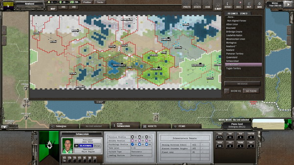 Screenshot z Shadow Empire