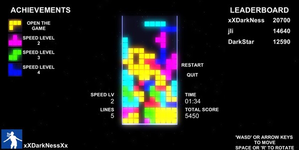 Screenshot z Block Fall Simulator 2019