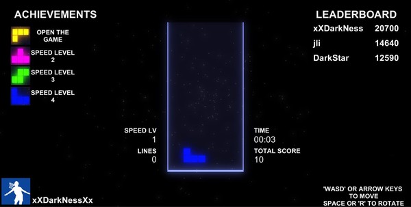 Screenshot z Block Fall Simulator 2019