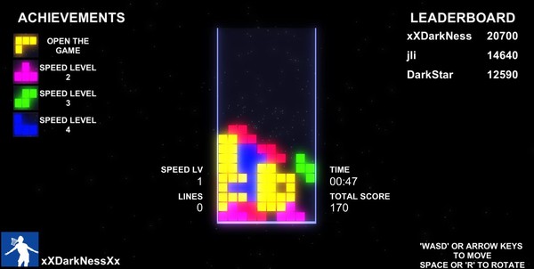 Screenshot z Block Fall Simulator 2019