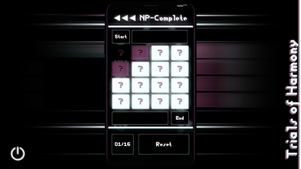 Screenshot z Trials of Harmony ~ Experimental Visual Novel