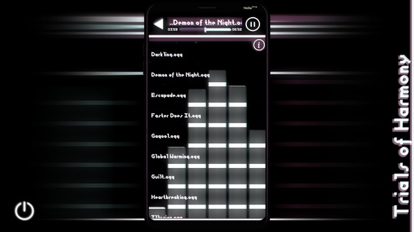 Screenshot z Trials of Harmony ~ Experimental Visual Novel