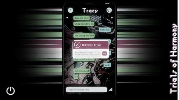 Screenshot z Trials of Harmony ~ Experimental Visual Novel