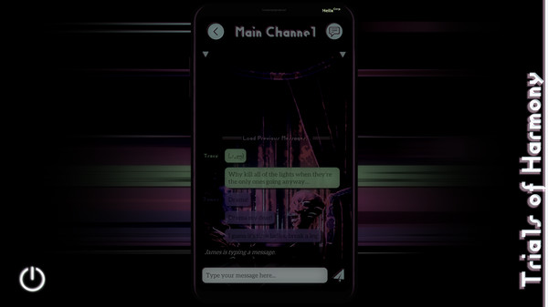 Screenshot z Trials of Harmony ~ Experimental Visual Novel