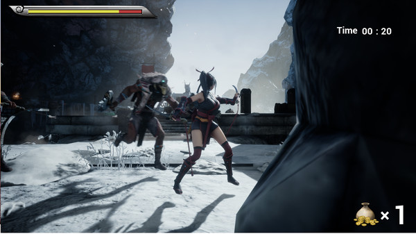 Screenshot z Dual Blade ~ Battle of The Female Ninja ~