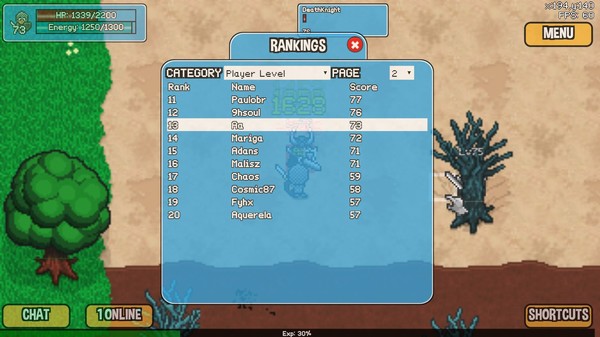 Screenshot z Retro RPG Online 2 Screenshot z Retro RPG Online 2