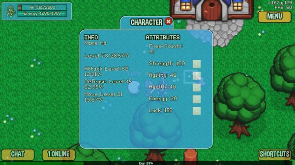 Screenshot z Retro RPG Online 2 Screenshot z Retro RPG Online 2