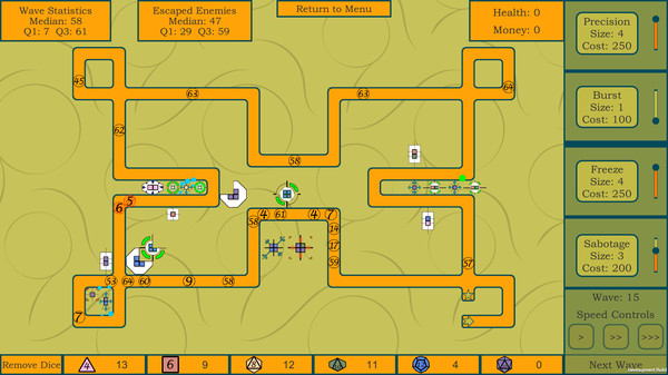Screenshot z Dice Defenders Screenshot z Dice Defenders