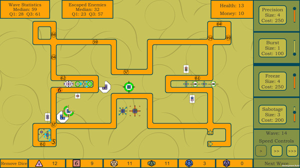 Screenshot z Dice Defenders Screenshot z Dice Defenders