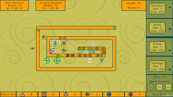 Screenshot z Dice Defenders Screenshot z Dice Defenders