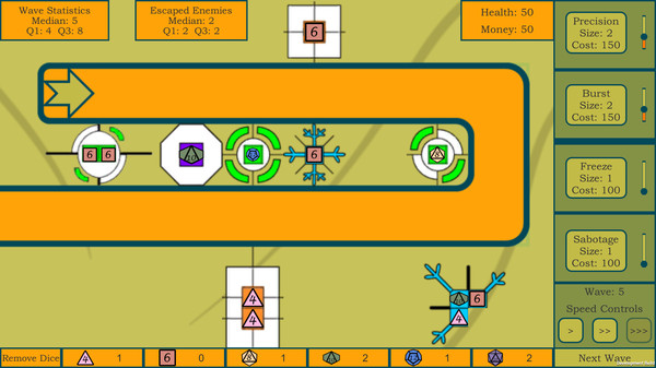 Screenshot z Dice Defenders Screenshot z Dice Defenders