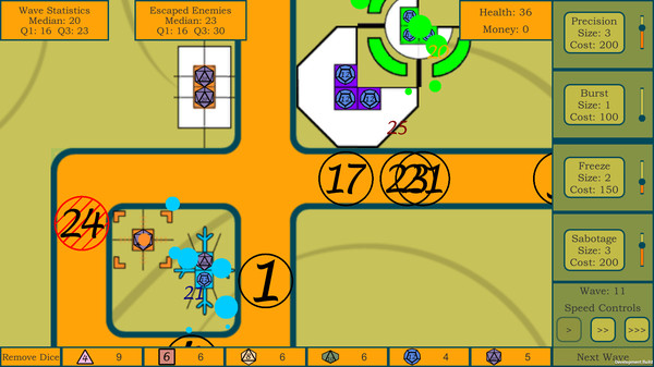 Screenshot z Dice Defenders Screenshot z Dice Defenders
