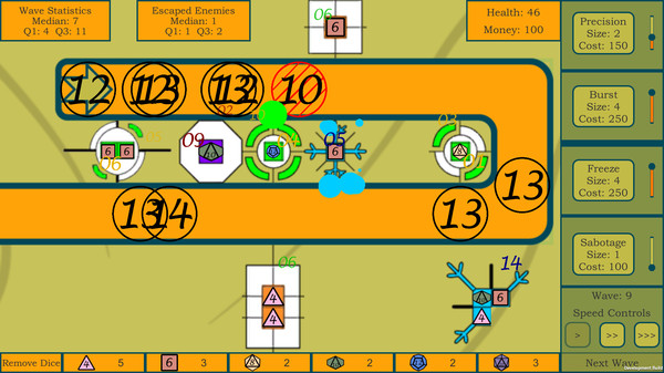 Screenshot z Dice Defenders Screenshot z Dice Defenders