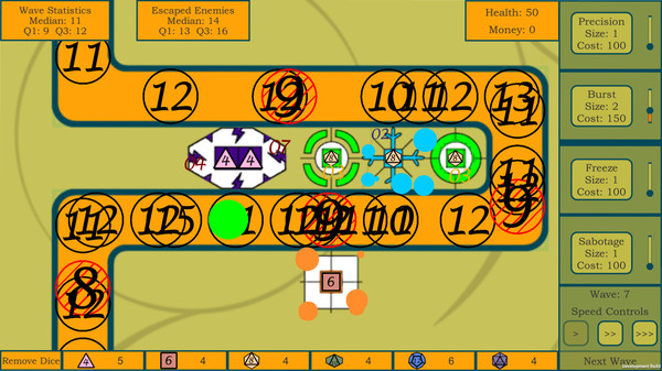 Screenshot z Dice Defenders Screenshot z Dice Defenders