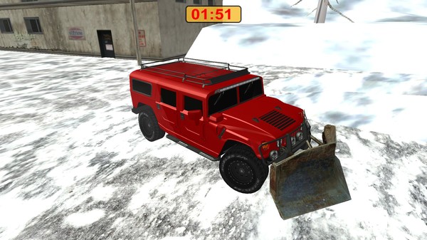 Snow Clearing Driving Simulator.