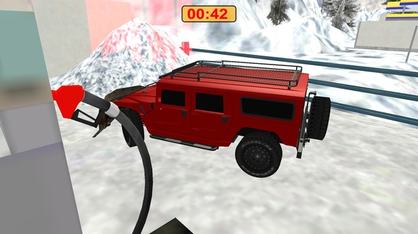Snow Clearing Driving Simulator.