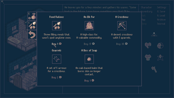 Screenshot z Roadwarden