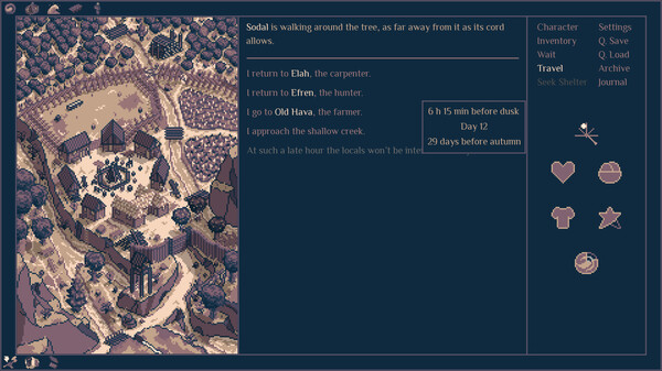 Screenshot z Roadwarden