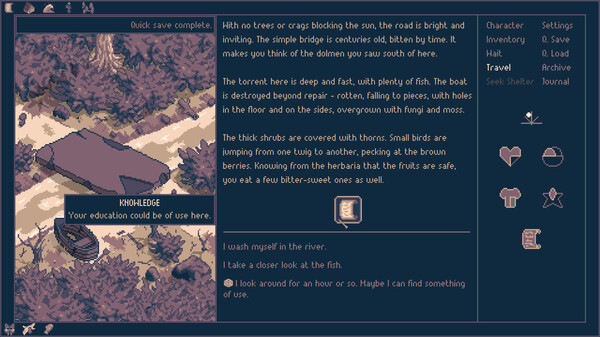 Screenshot z Roadwarden