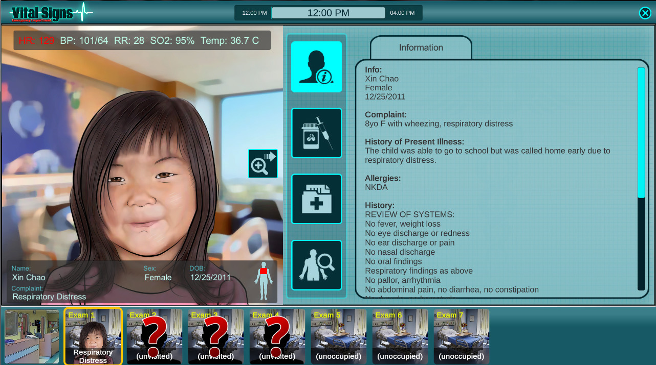 Vital Signs: ED - Pediatric Common Disease Package Featured Screenshot #1