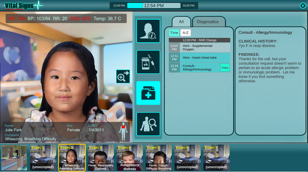 Vital Signs: ED - Pediatric Respiratory Disease Package