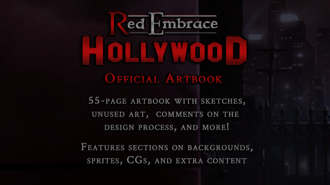 Red Embrace: Hollywood - Artbook Featured Screenshot #1