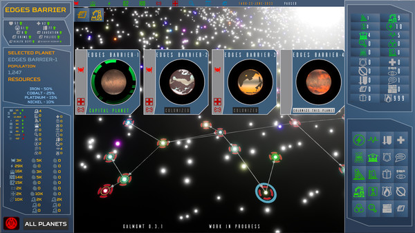 Screenshot z Galactic Management