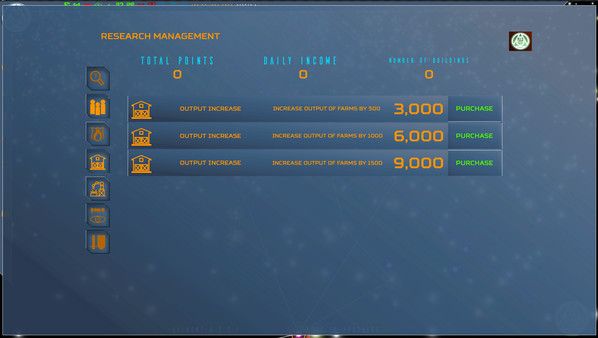 Screenshot z Galactic Management