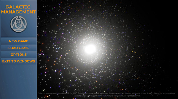 Screenshot z Galactic Management