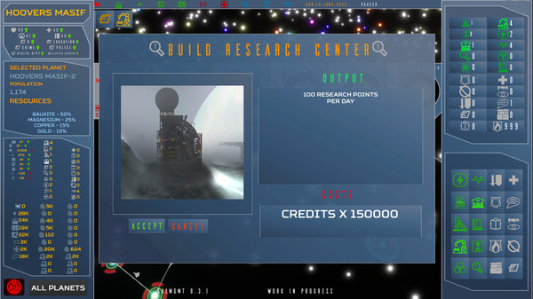 Screenshot z Galactic Management