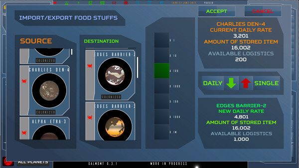 Screenshot z Galactic Management