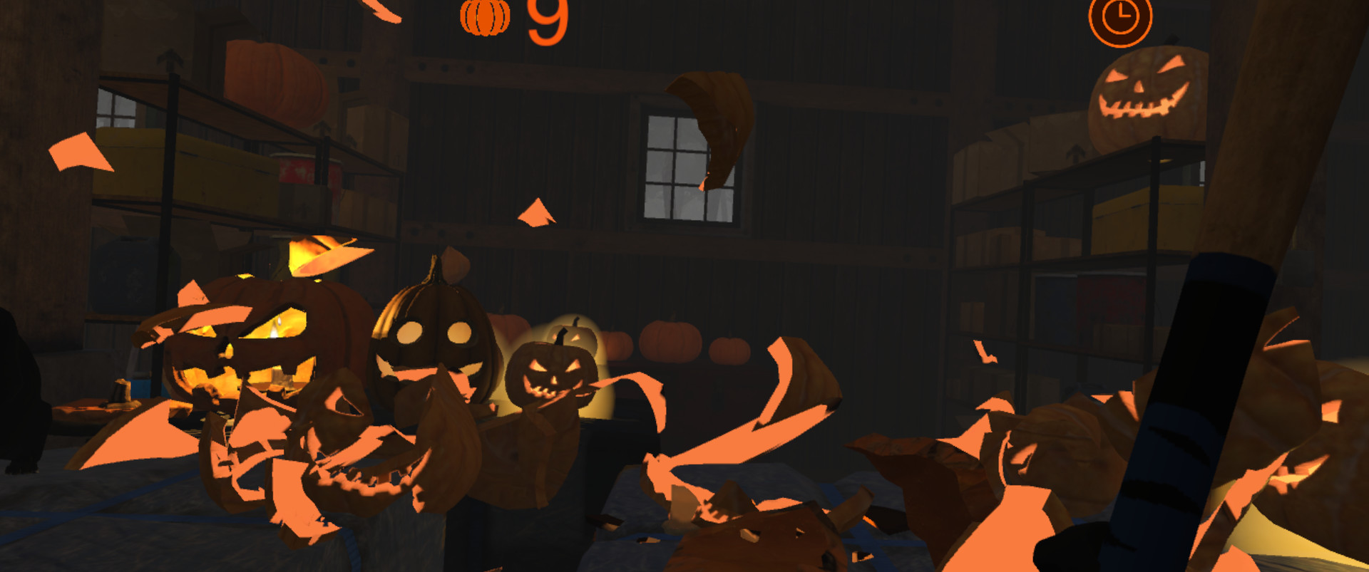 #7. Halloween Pumpkin Smasher VR (Steam) De: Street Smart VR