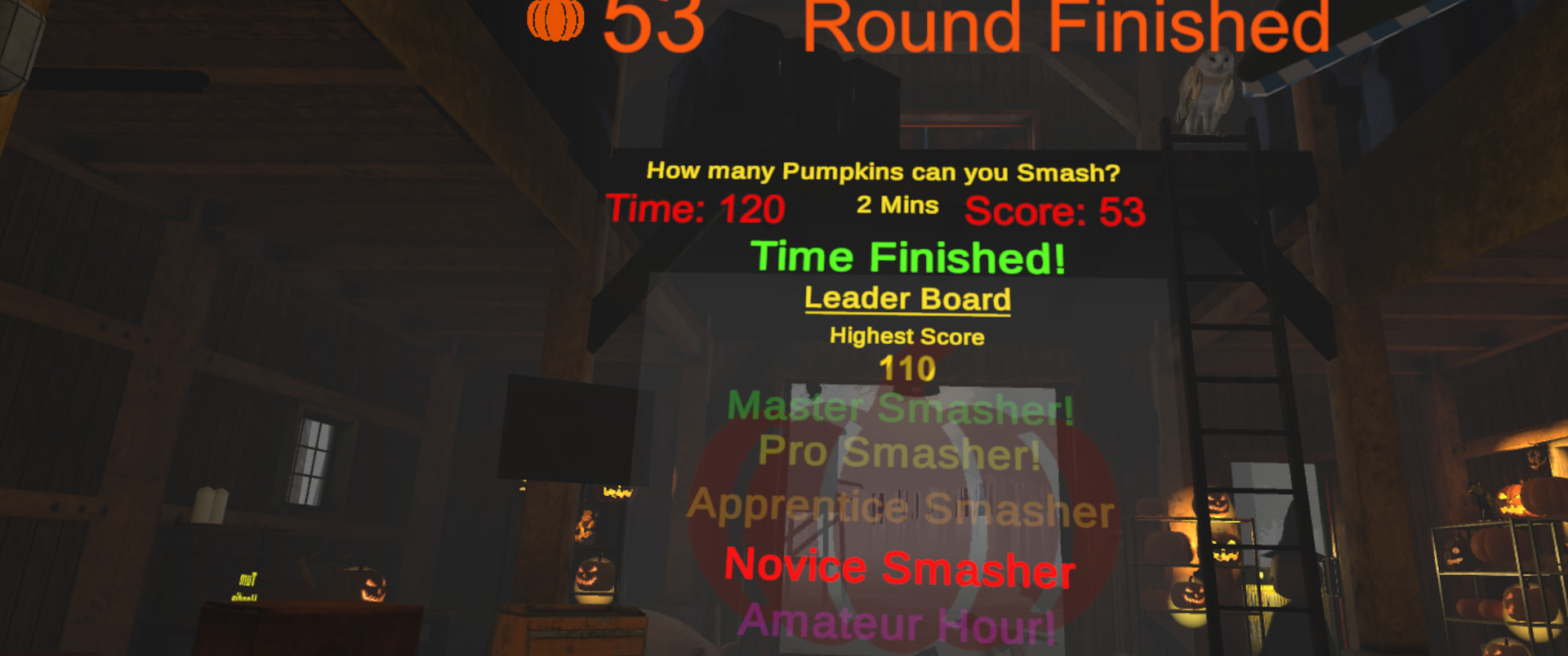 #10. Halloween Pumpkin Smasher VR (Steam) De: Street Smart VR