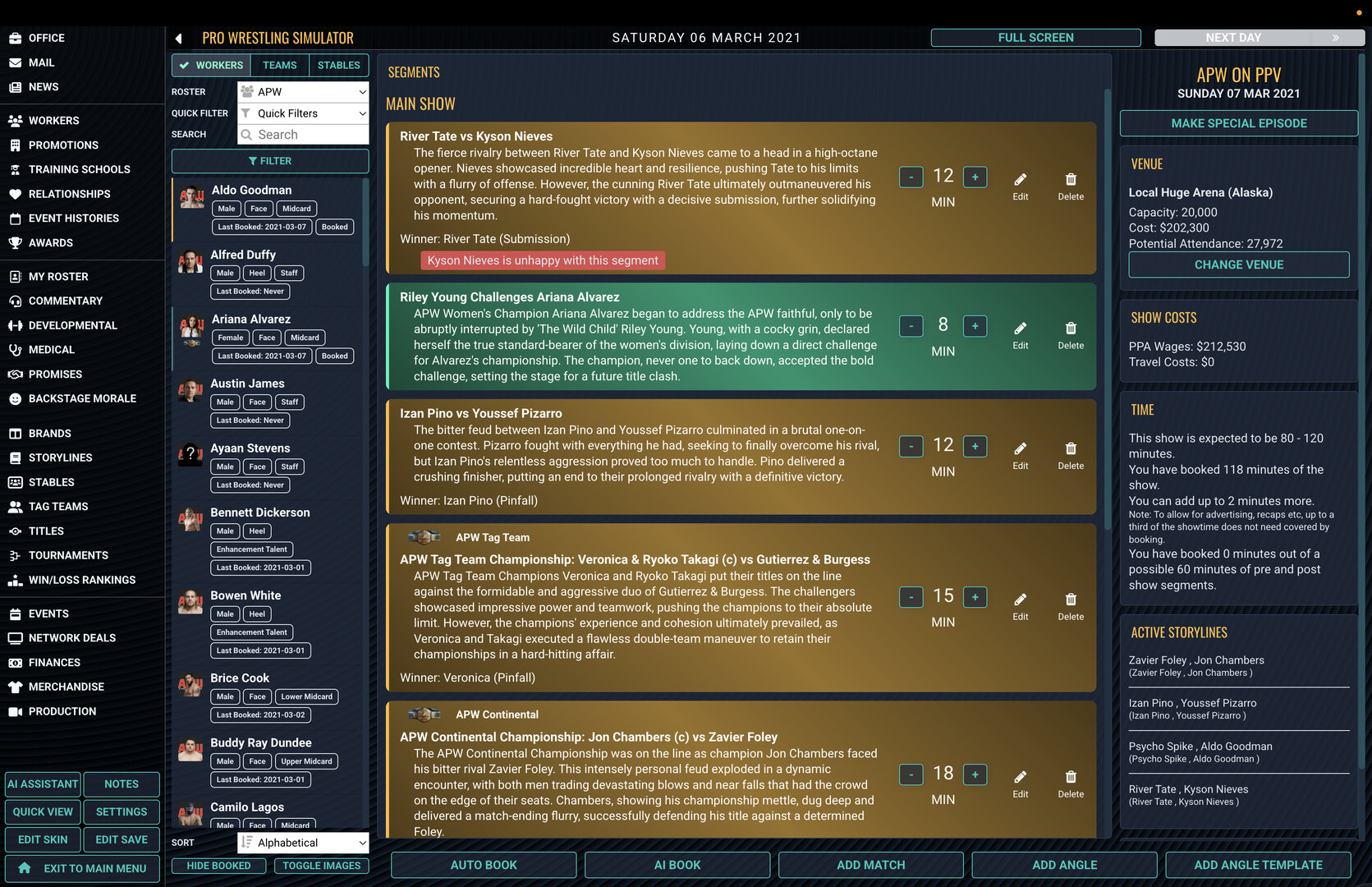 Pro Wrestling Sim screenshot #6